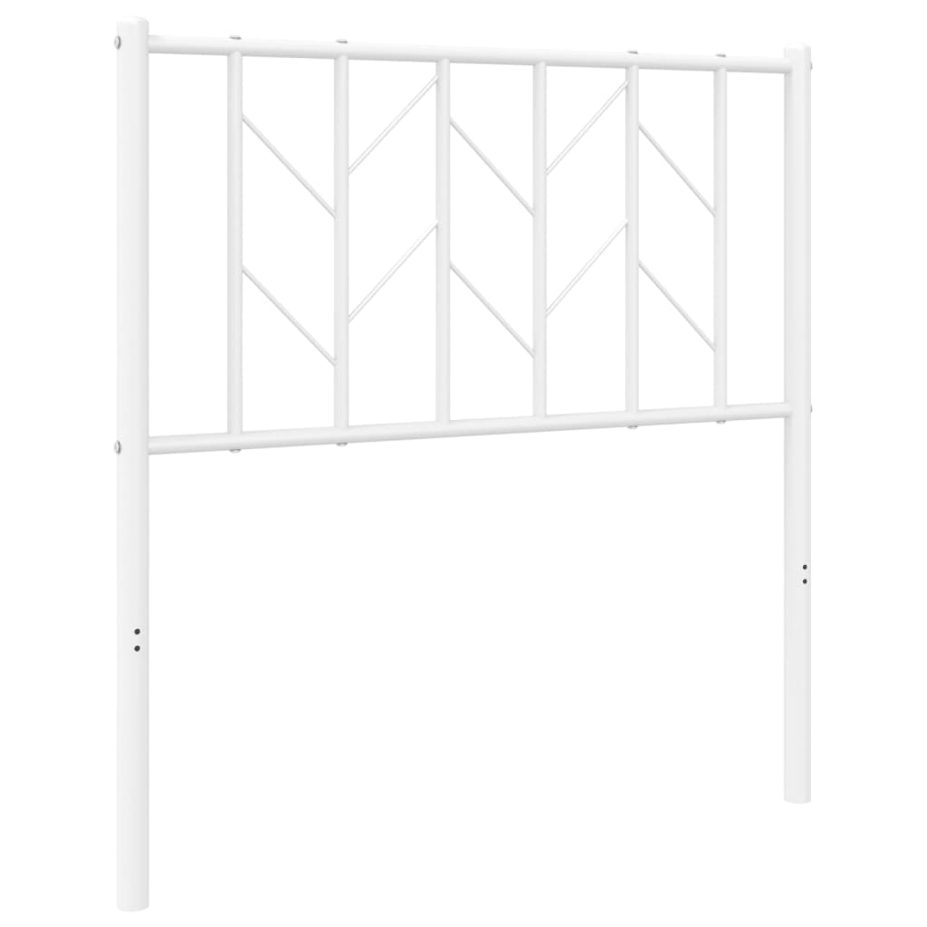 udskiftningsgavl 80 cm metal hvid