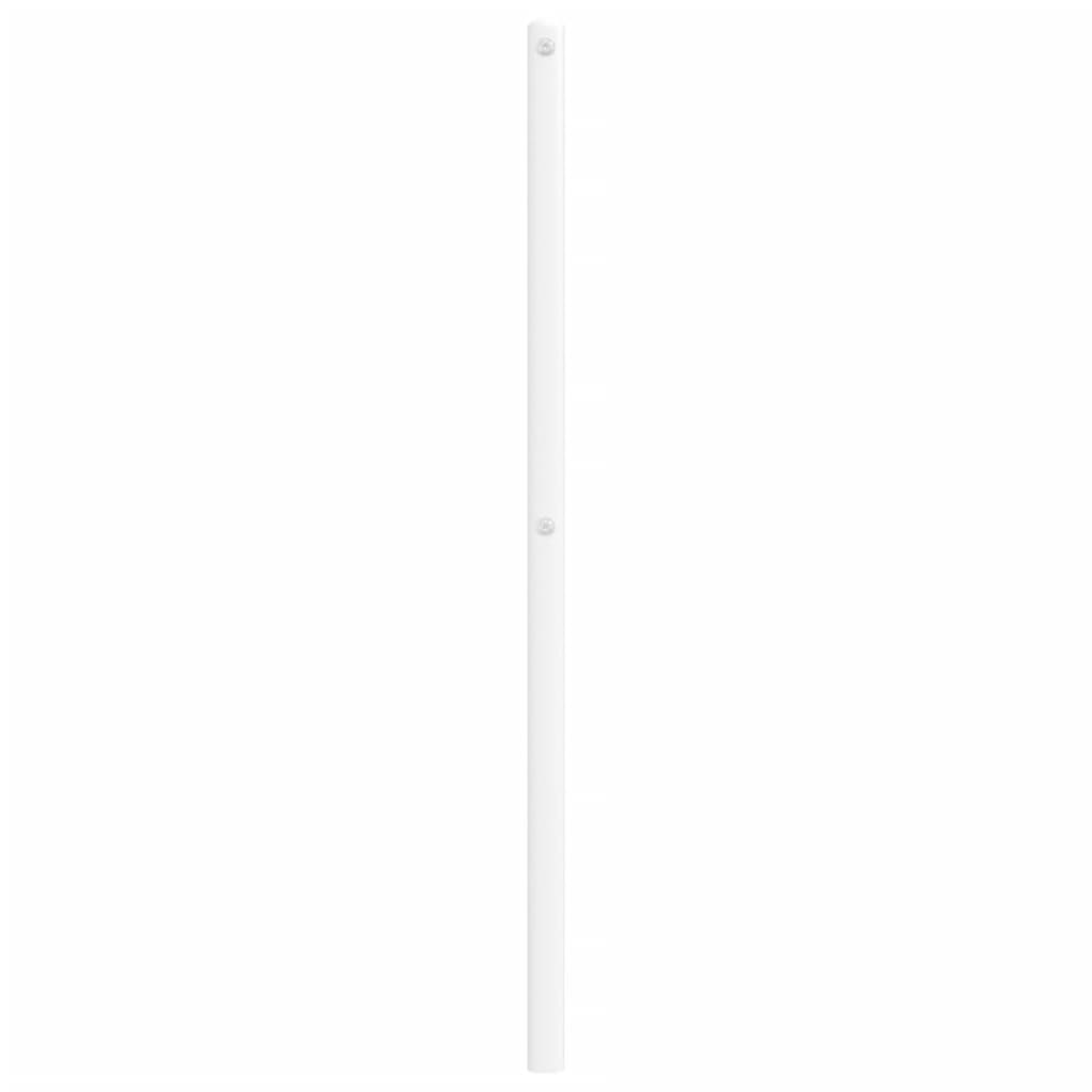 udskiftningsgavl 80 cm metal hvid
