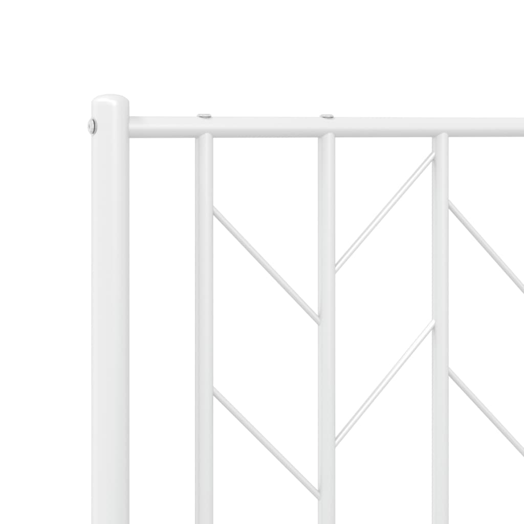 udskiftningsgavl 80 cm metal hvid