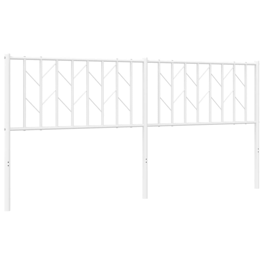 udskiftningsgavl 180 cm metal hvid