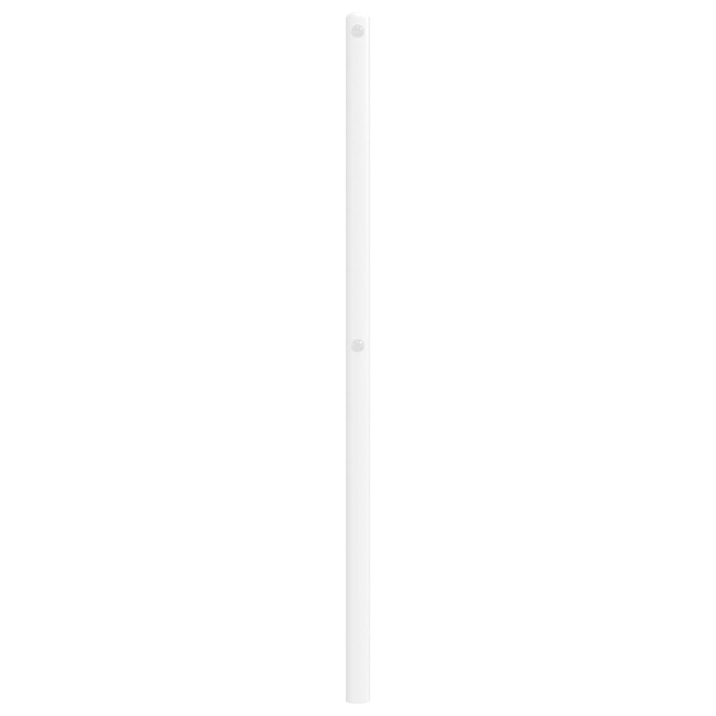 udskiftningsgavl 193 cm metal hvid
