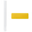 vinduesfolier 5 stk. matteret PVC hvid