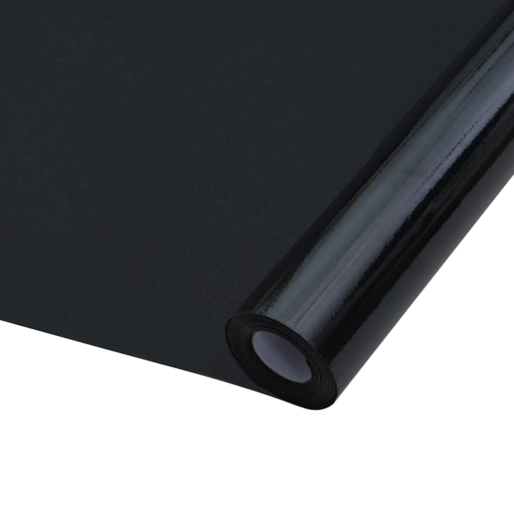 vinduesfolier 5 stk. matteret PVC sort