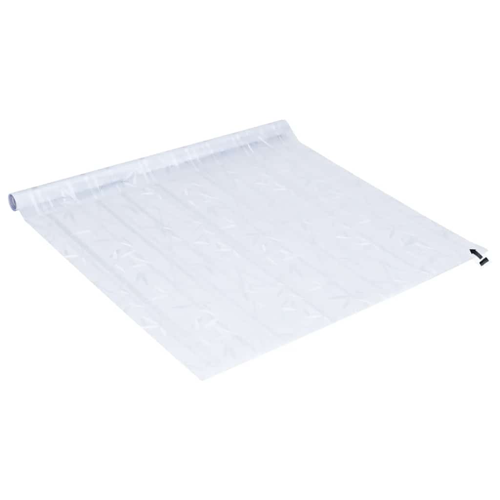 vinduesfolier 4 stk. bambusmønster matteret PVC