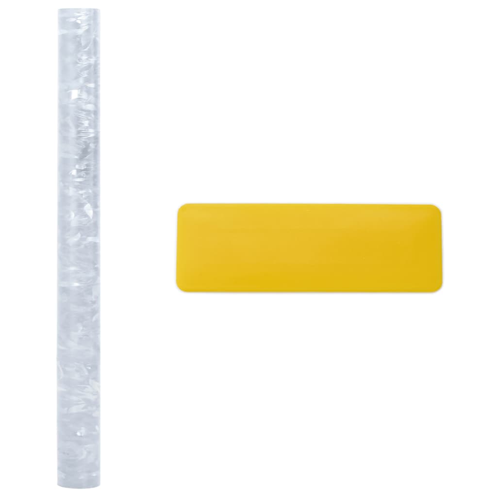 vinduesfolier 2 stk. blomstermønster matteret PVC