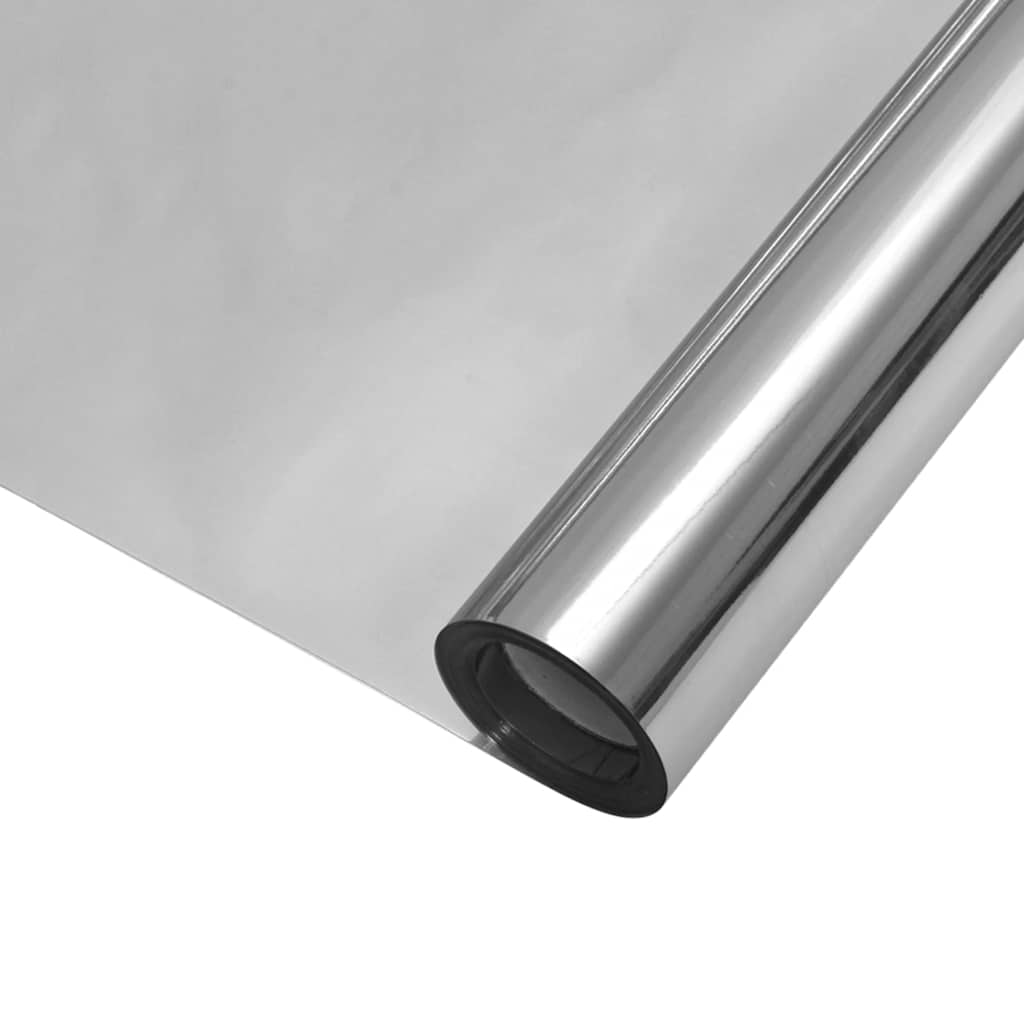solfilm 3 stk. reflekterende effekt PVC sølvfarvet