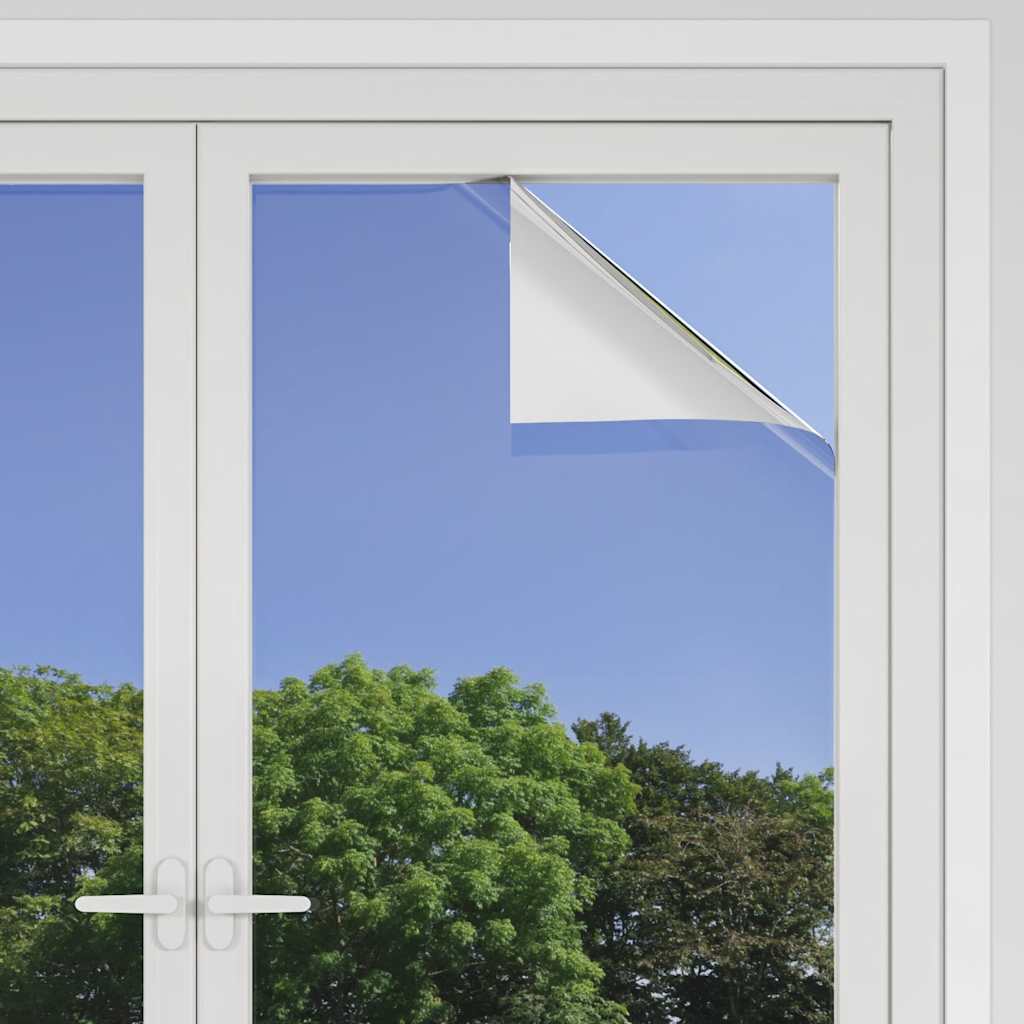 solfilm 5 stk. reflekterende effekt PVC sølvfarvet