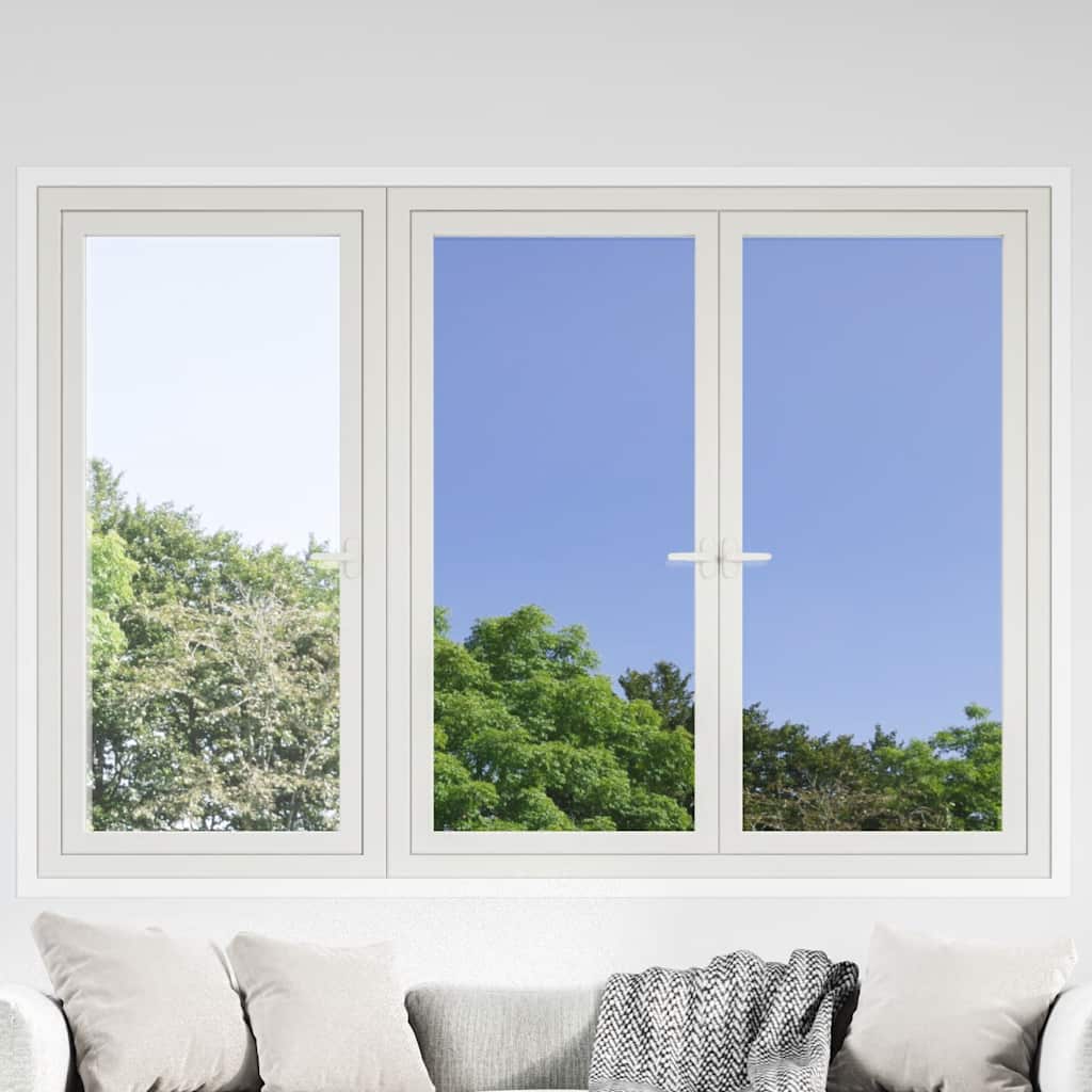 solfilm 5 stk. reflekterende effekt PVC sølvfarvet