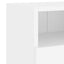 væghængte tv-borde 2 stk. 60x30x30 cm konstrueret træ hvid