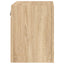 væghængt tv-bord 2 stk. 40,5x30x40 cm konstrueret træ sonoma-eg