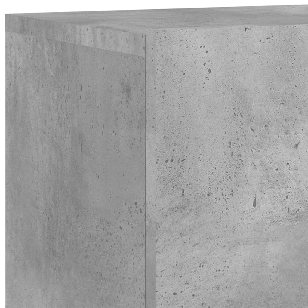væghængte tv-borde 2 stk. 80x30x41 cm betongrå