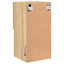 tv-borde med LED-lys 2 stk. 30,5x30x60 cm sonoma-eg