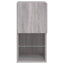 tv-borde 2 stk. med LED-lys 30,5x30x60 cm grå sonoma-eg