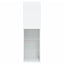 tv-bord med LED-lys 30,5x30x102 cm hvid