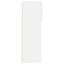 tv-bord med LED-lys 40,5x30x60 cm hvid