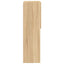 tv-bord med LED-lys 40,5x30x102 cm sonoma-eg