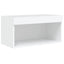 tv-bord med LED-lys 60x30x30 cm hvid