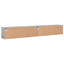tv-borde 2 stk. med LED-lys 100x30x30 cm betongrå