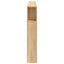 sengegavl 220x18,5x103,5 cm LED-lys konstrueret træ sonoma-eg