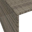 garage til robotplæneklipper 86x90x52/57 cm polyrattan grå