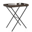 bakkebord 65x40x75 cm polyrattan brun