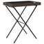 bakkebord 65x40x75 cm polyrattan brun