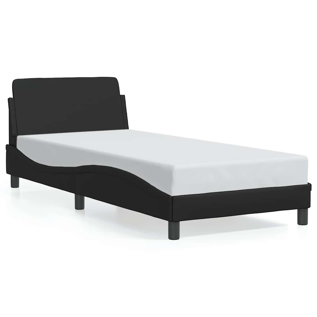 sengeramme Dover 90x190 cm kunstlæder sort