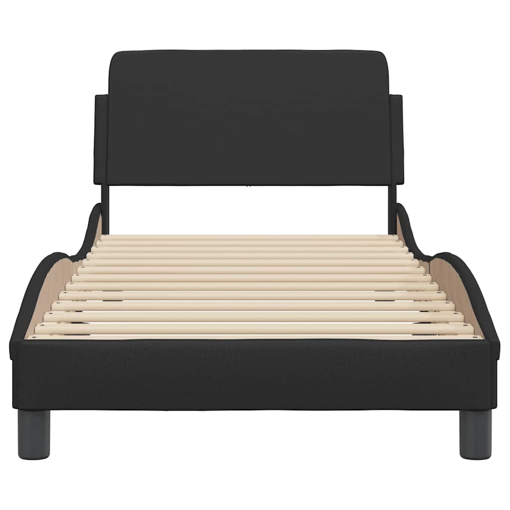 sengeramme Dover 90x190 cm kunstlæder sort