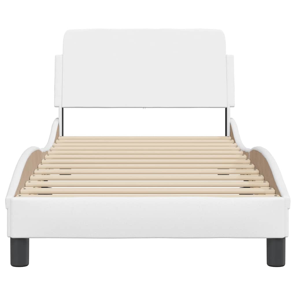 sengeramme Dover 90x190 cm kunstlæder hvid