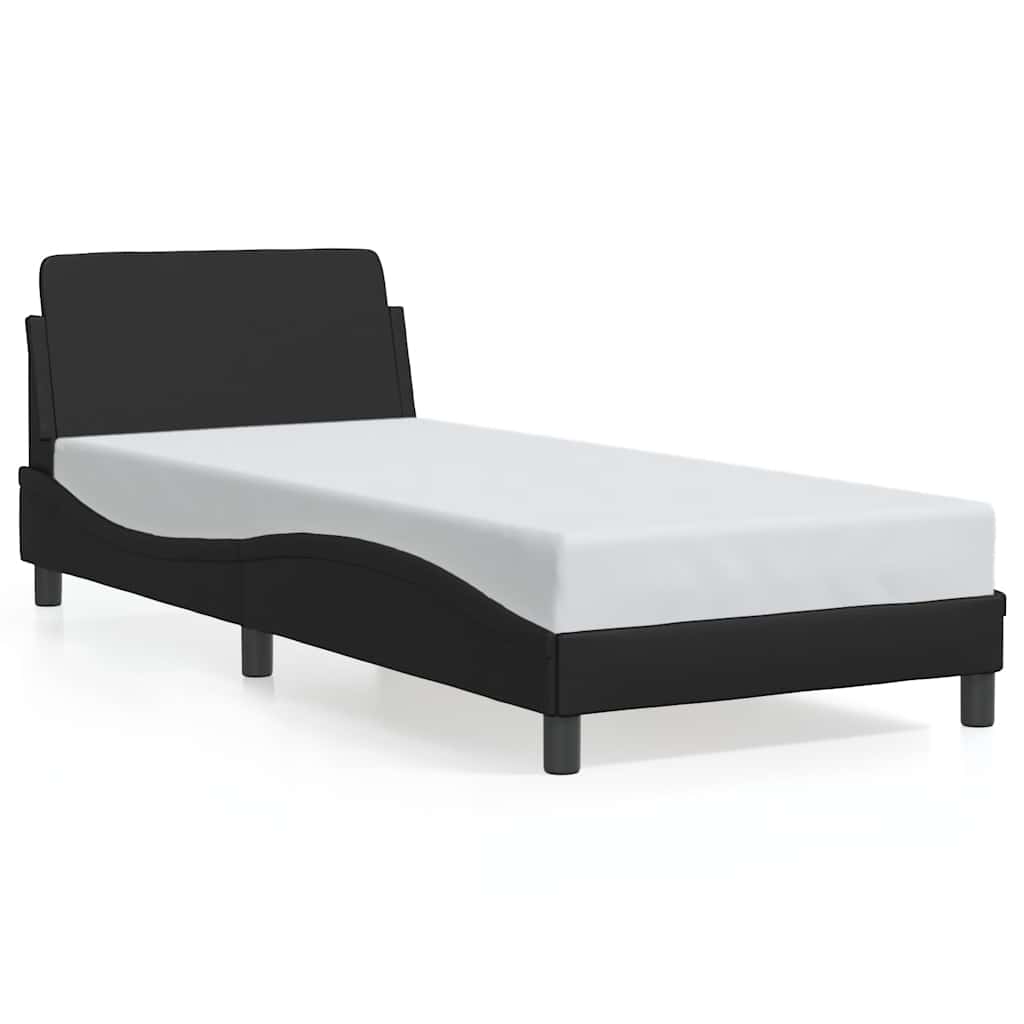 sengeramme Dover 90x200 cm kunstlæder sort