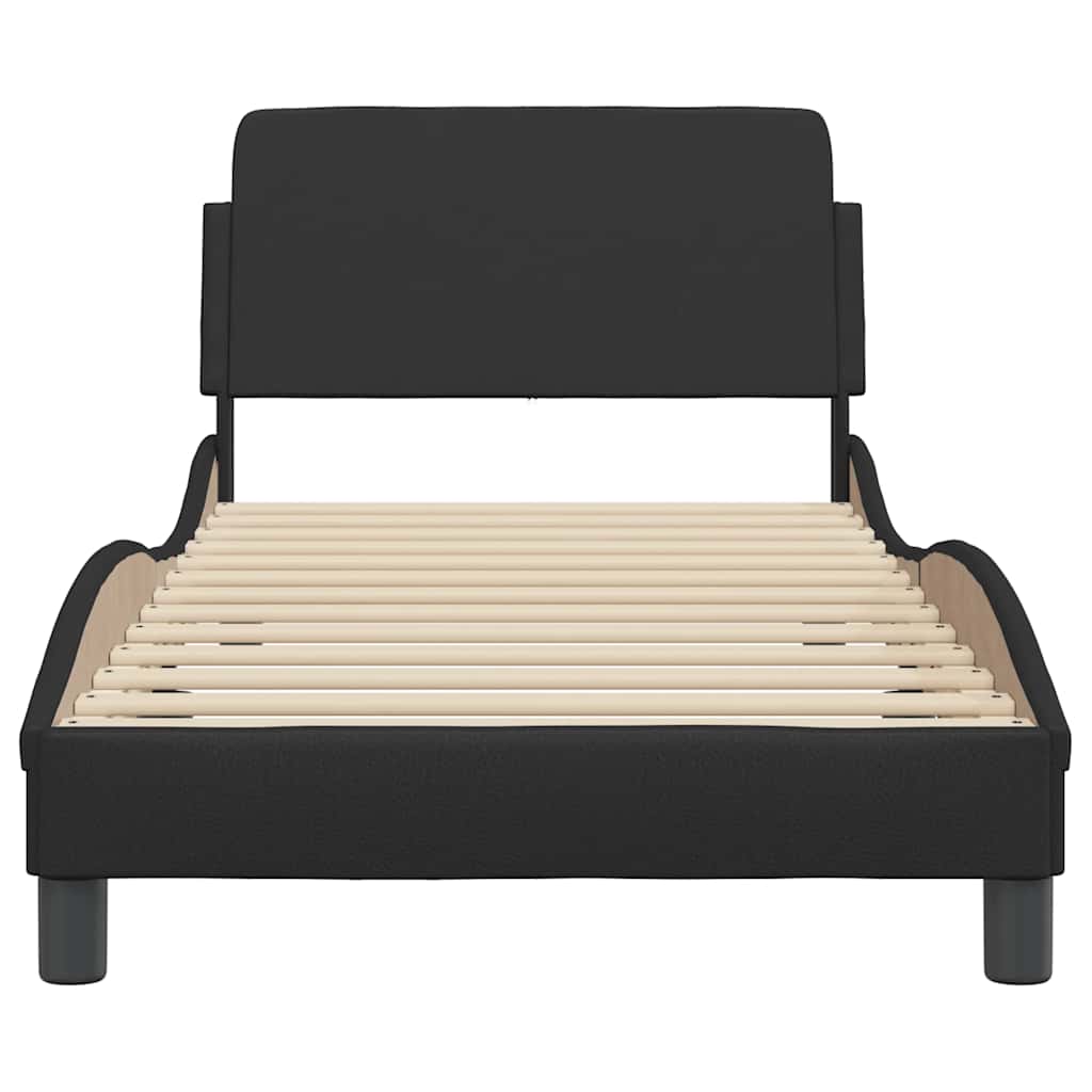 sengeramme Dover 90x200 cm kunstlæder sort
