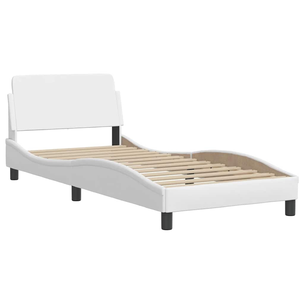 sengeramme Dover 90x200 cm kunstlæder hvid
