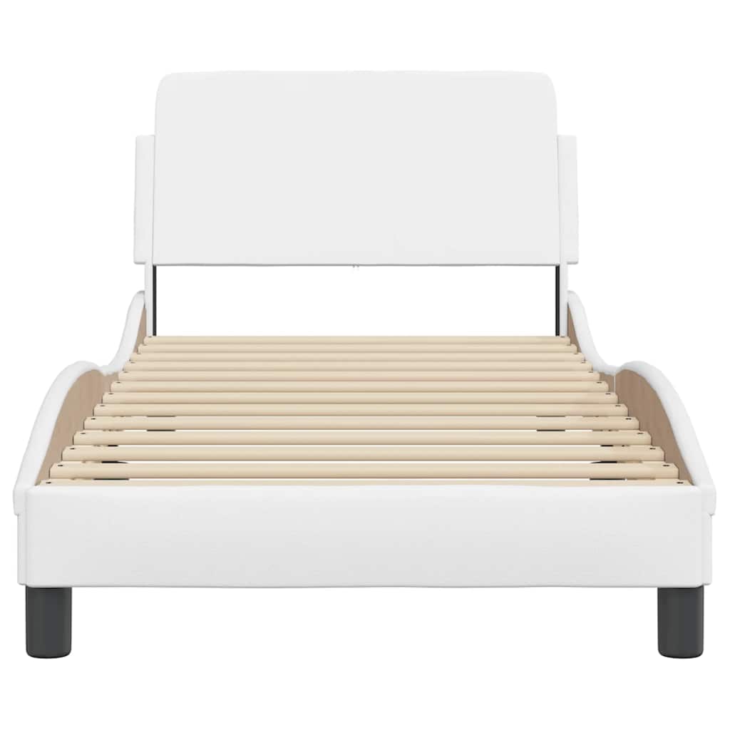 sengeramme Dover 90x200 cm kunstlæder hvid