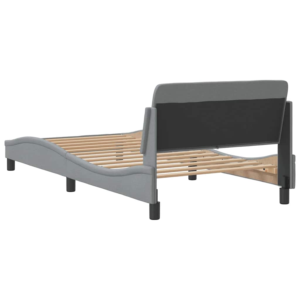 sengeramme Dover Lysegrå 100x200 cm Stof