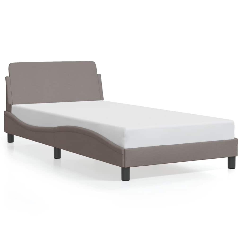 sengeramme Dover Taupe 100x200 cm Stof