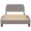 sengeramme Dover Taupe 100x200 cm Stof