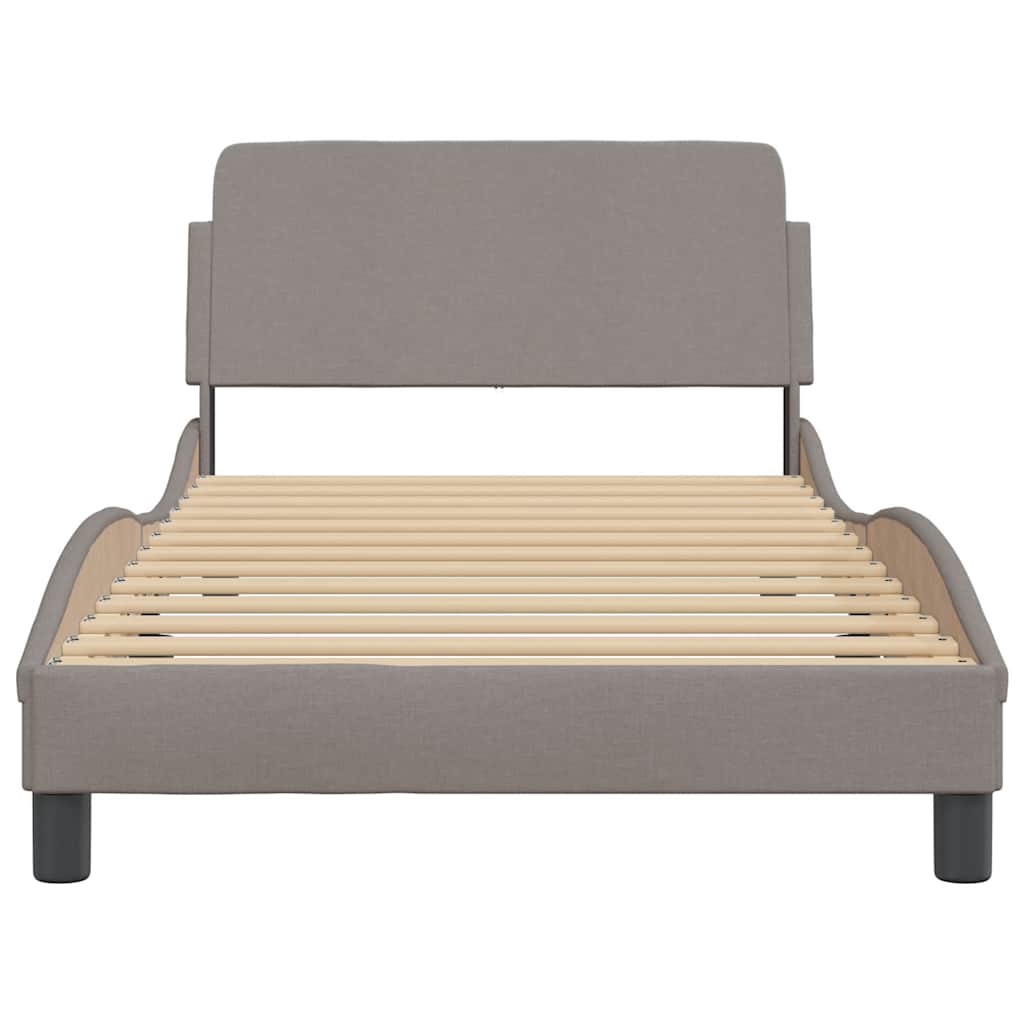 sengeramme Dover Taupe 100x200 cm Stof