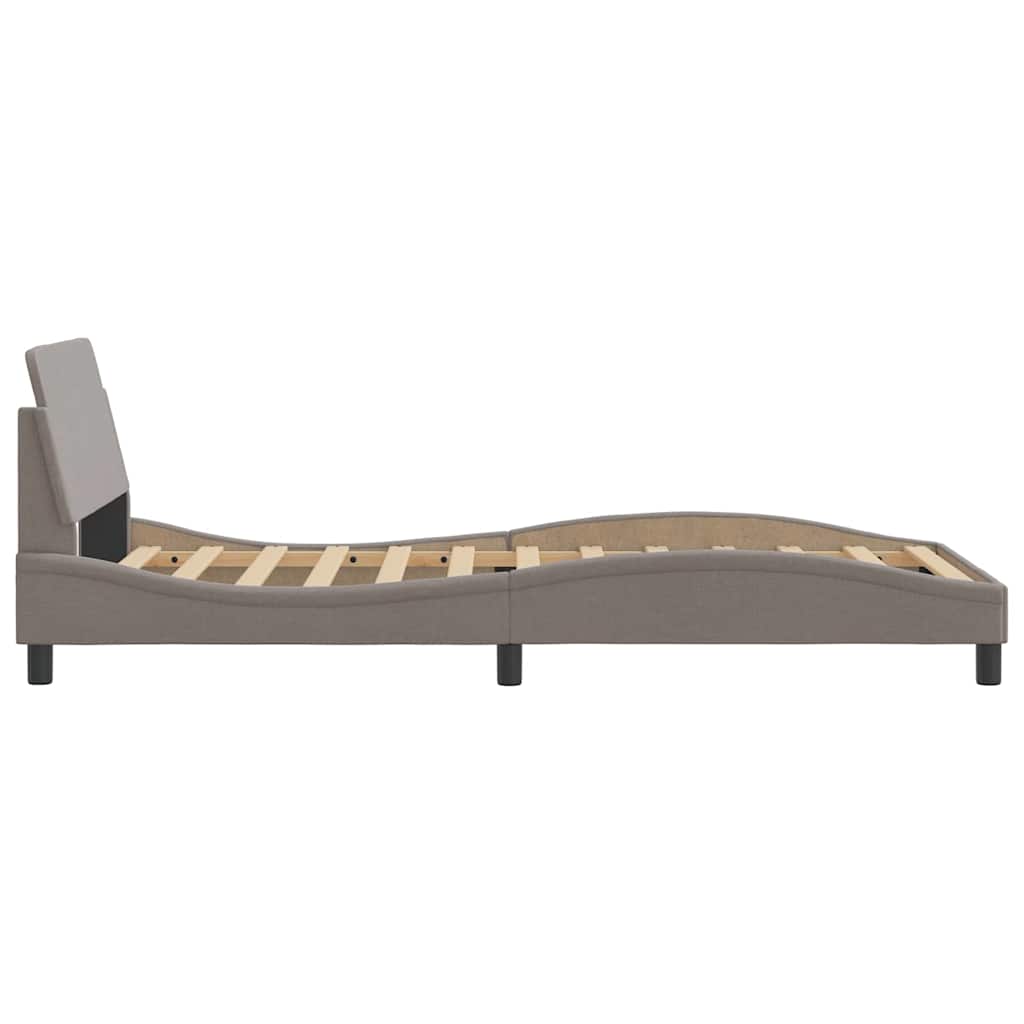 sengeramme Dover Taupe 100x200 cm Stof