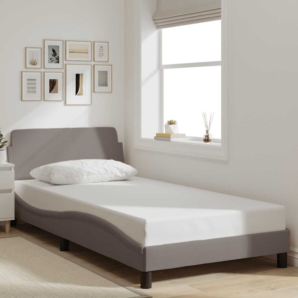 sengeramme Dover Taupe 100x200 cm Stof