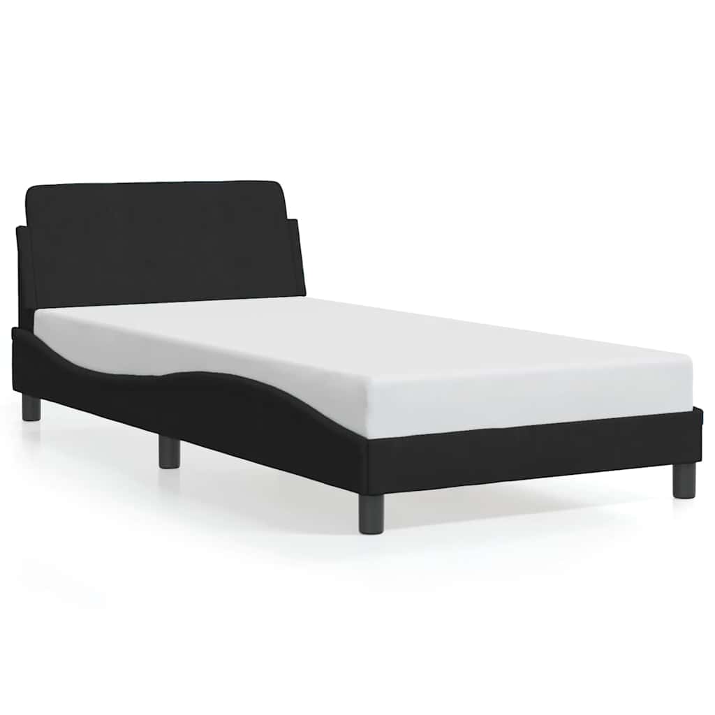sengeramme Dover Sort 100x200 cm Fløjl