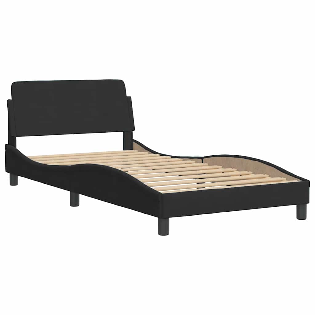 sengeramme Dover Sort 100x200 cm Fløjl