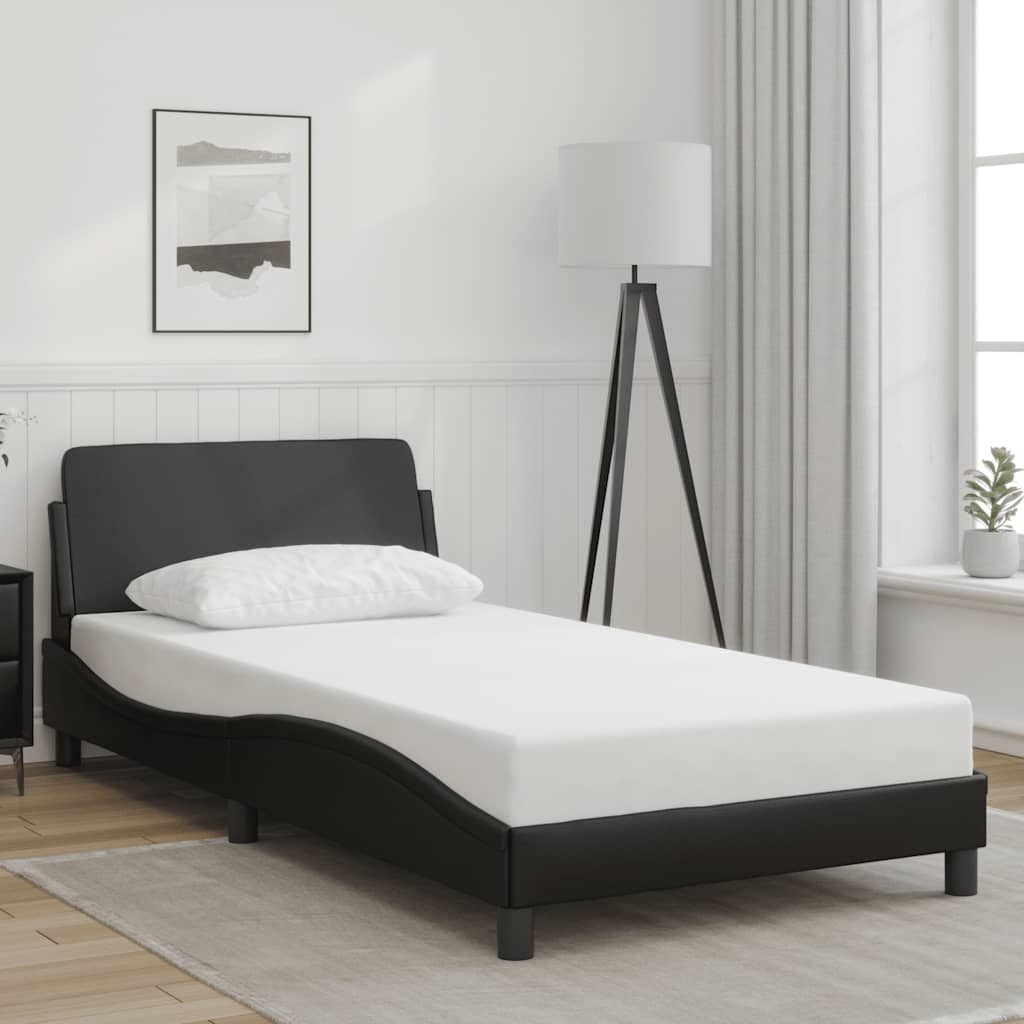 sengeramme Dover 100x200 cm kunstlæder sort