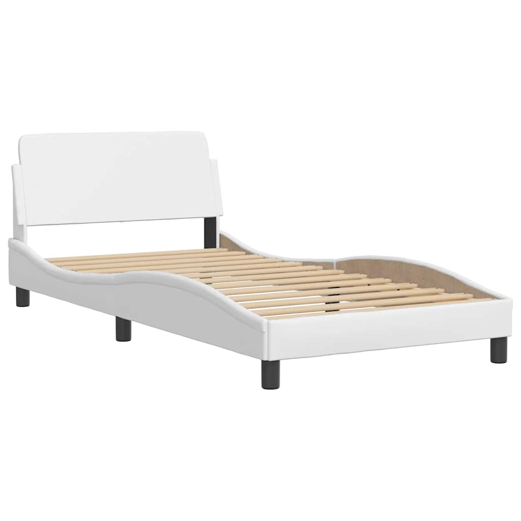 sengeramme Dover 100x200 cm kunstlæder hvid