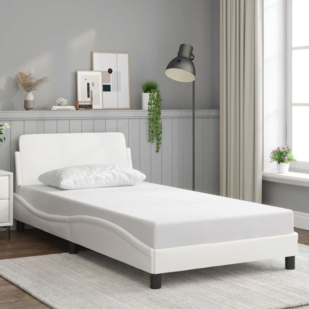 sengeramme Dover 100x200 cm kunstlæder hvid