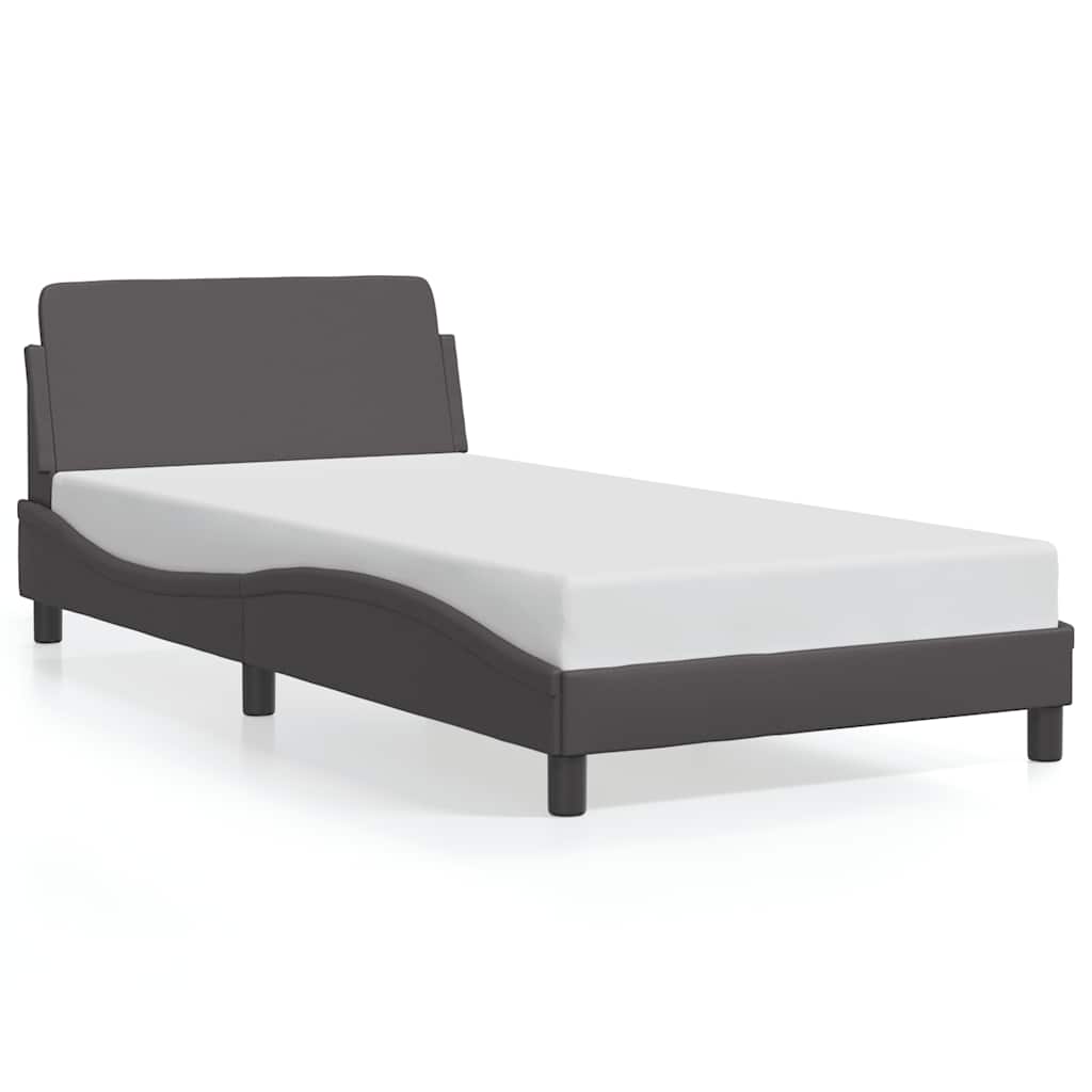 sengeramme Dover 100x200 cm kunstlæder grå