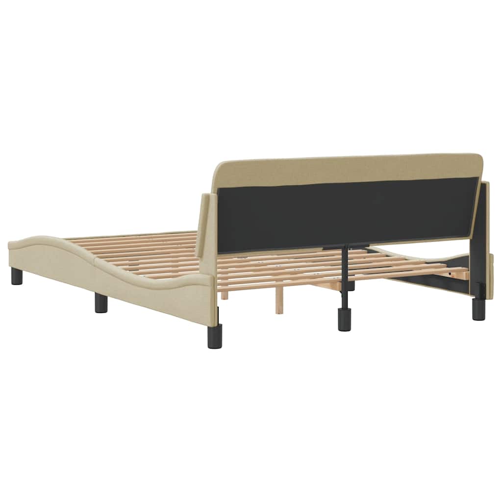 sengeramme Dover Creme 120x200 cm Stof