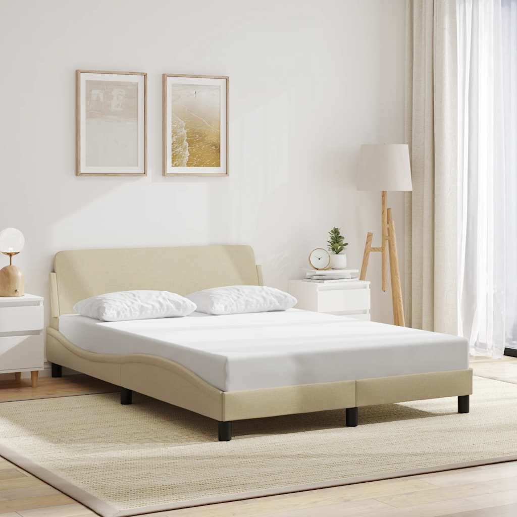 sengeramme Dover Creme 120x200 cm Stof