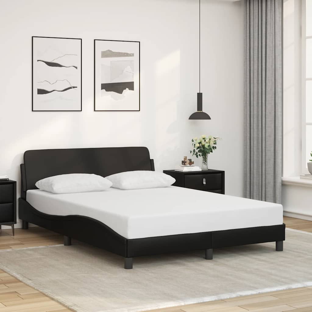 sengeramme Dover 120x200 cm kunstlæder sort