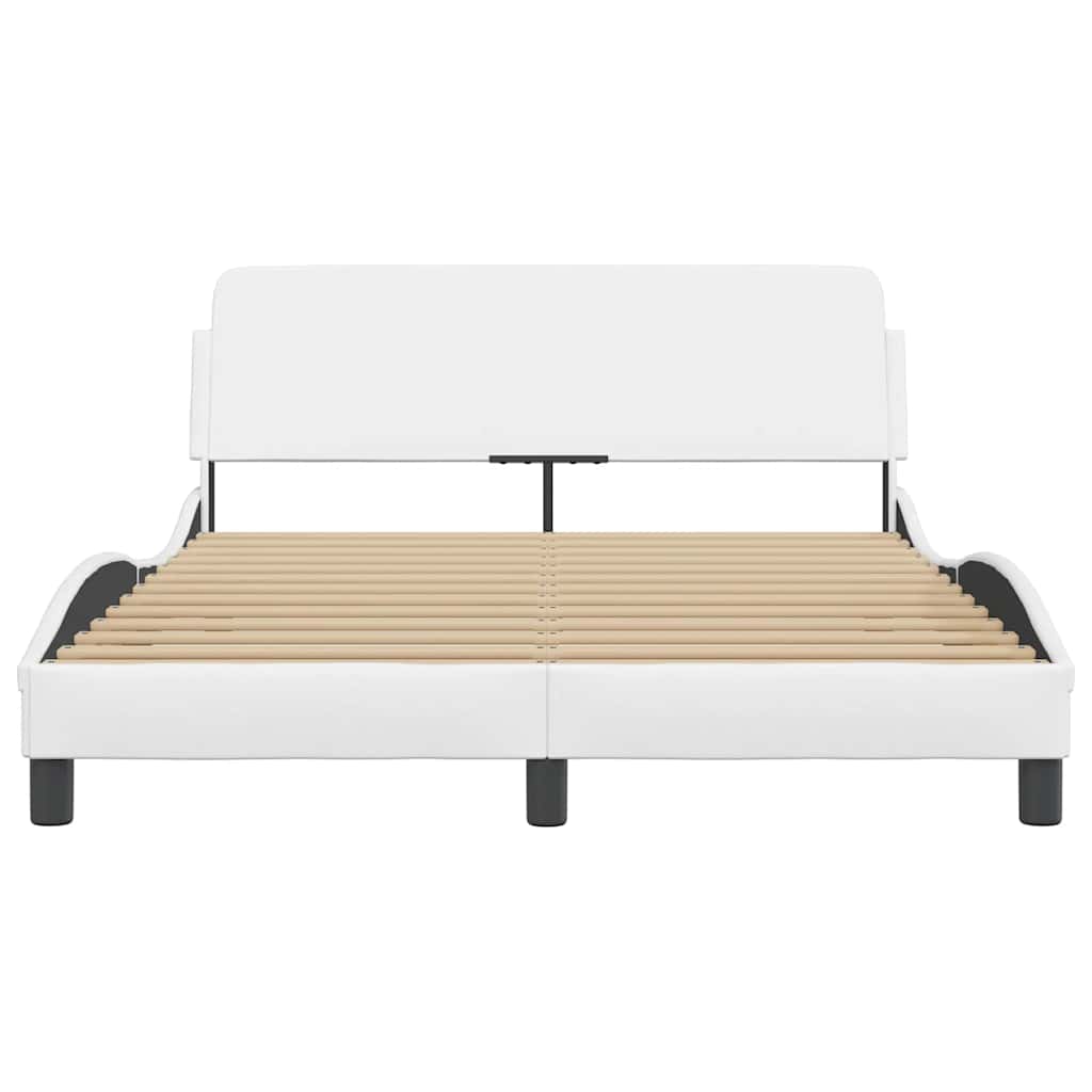sengeramme Dover 120x200 cm kunstlæder hvid