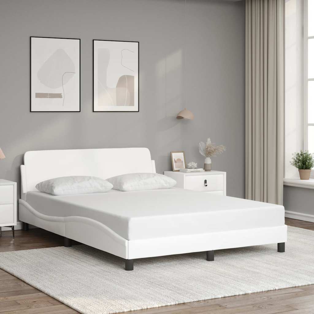 sengeramme Dover 120x200 cm kunstlæder hvid